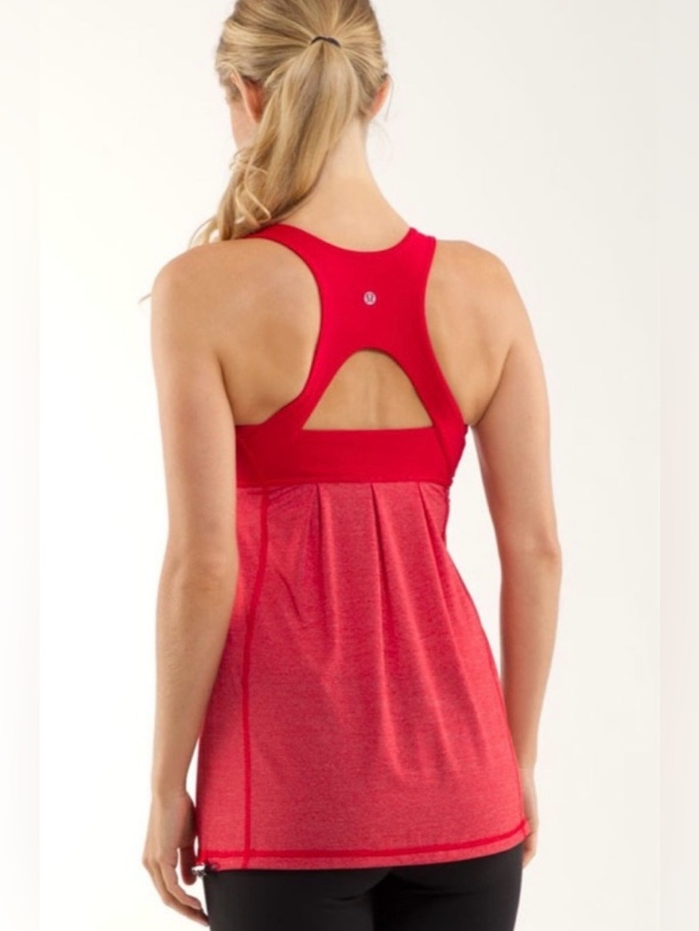 Lululemon Run Your Heart Out Tank Top Red, size 4, EUC!